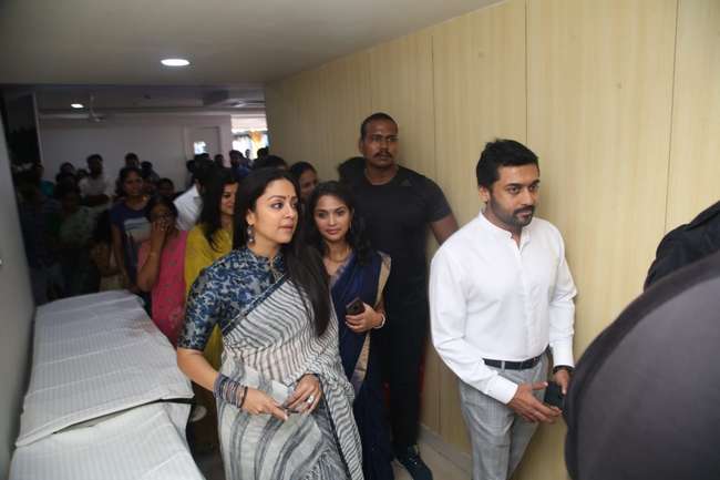 Surya and Jyothika in Promed Hospital Inauguration Stills